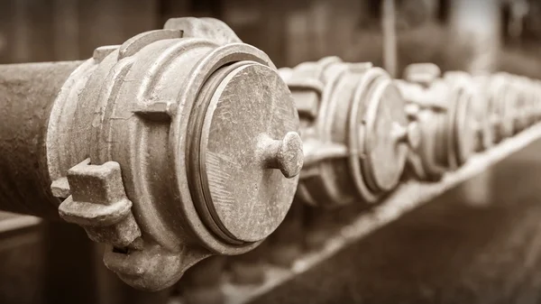 Number of fire hydrants — Stock Photo, Image