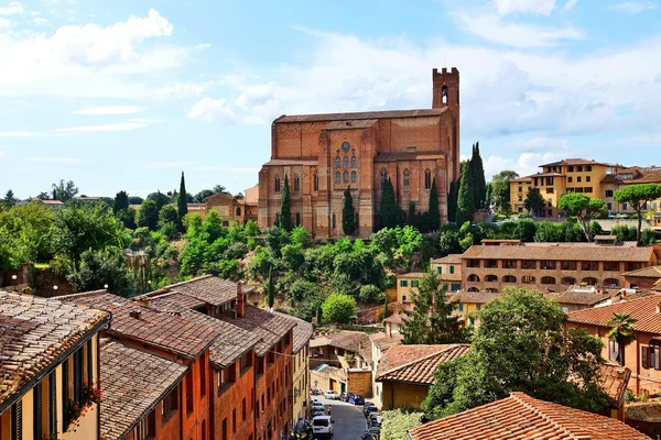 Panorama de Sienne, Toscane, Italie — Photo