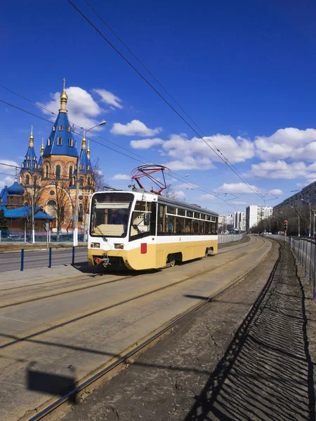Street tram transport — Stock Photo, Image