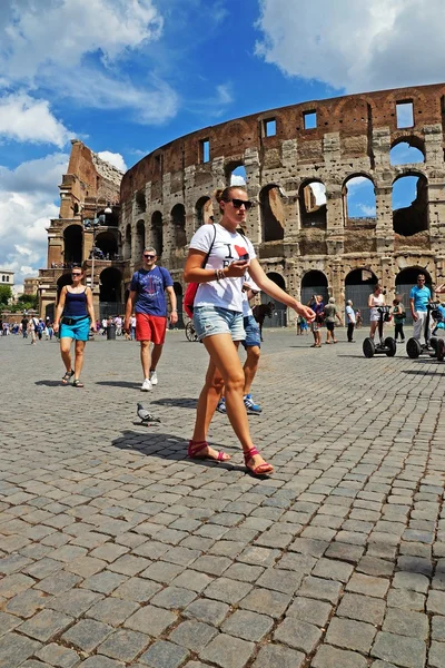 Rome, Italië-augustus 28. een van de grootste werken van de Romeinse archit — Stockfoto