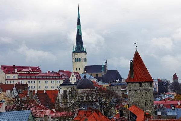 Панорама Таллинна, Эстония, Европа — стоковое фото