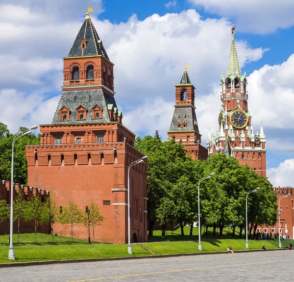 Torre del Kremlin de Moscú, Rusia — Foto de Stock