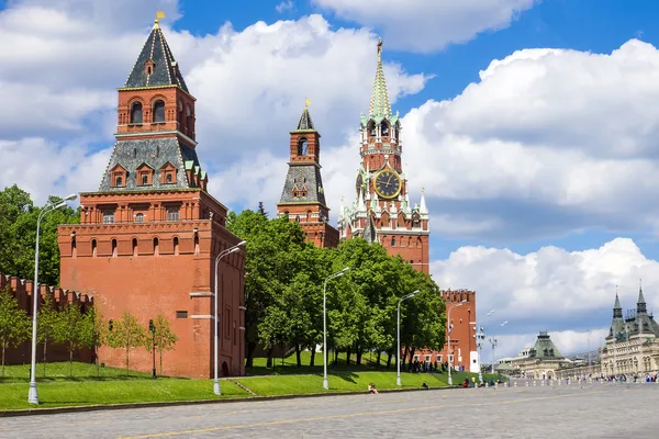 Torre del Kremlin de Moscú, Rusia — Foto de Stock