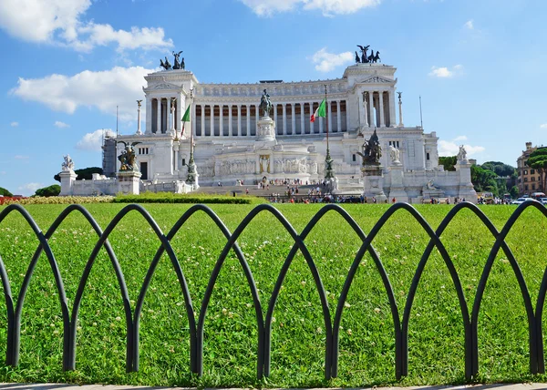 Nemzeti emlékmű, Victor Emmanuel II, Róma — Stock Fotó