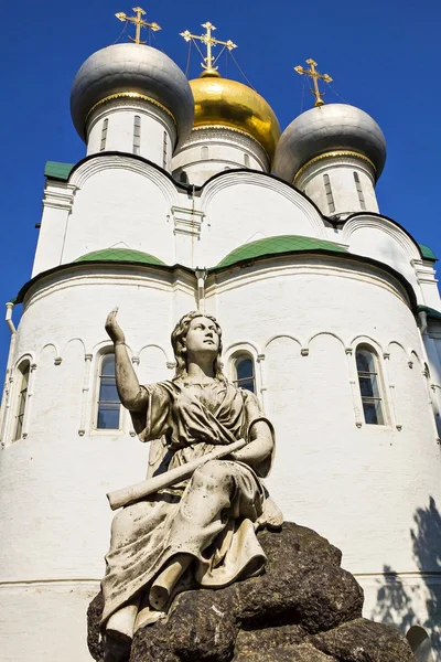 Smolensk Cathedral Novodevichy Convent in Moscow, Russia — Stock Photo, Image