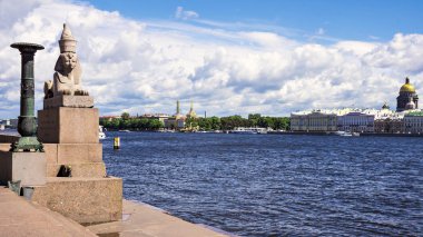 Sfenks neva nehir, st. petersburg, Rusya
