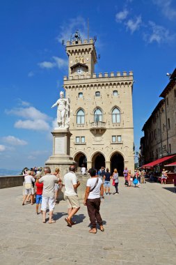 San marino. San marino Cumhuriyeti - Ağustos 31. Özgürlük heykeli ben