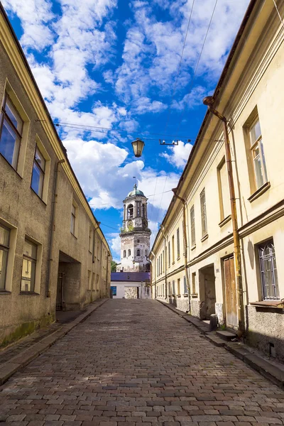 Vyborg, Rusya eski sokaklarında — Stok fotoğraf