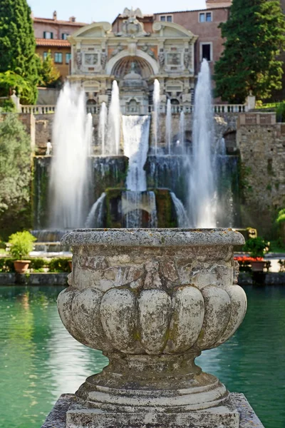 Villa d 'Este i Tivoli, Italien, Europa - Stock-foto