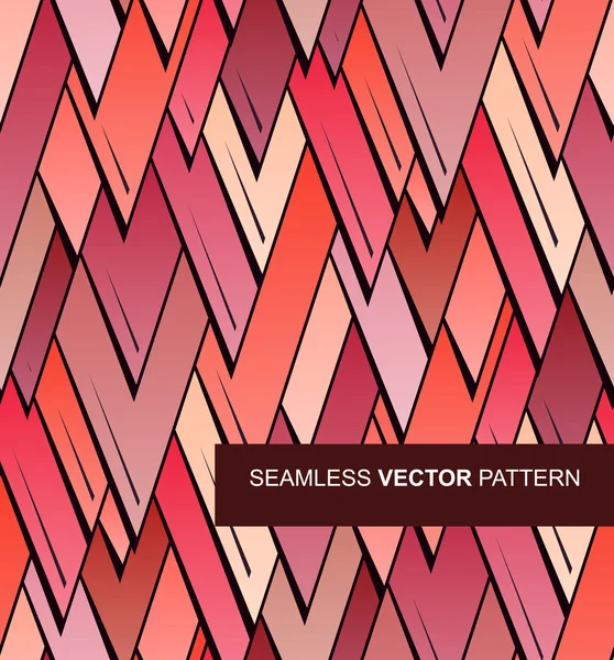 Seamless vector pattern with rose triangles eps10 — Stock Vector
