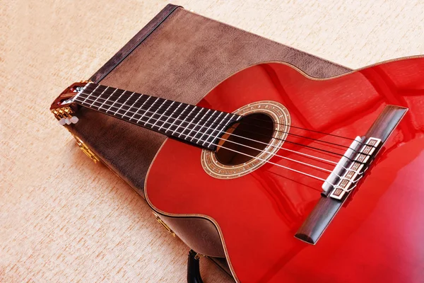 Acoustic guitar. — Stock Photo, Image