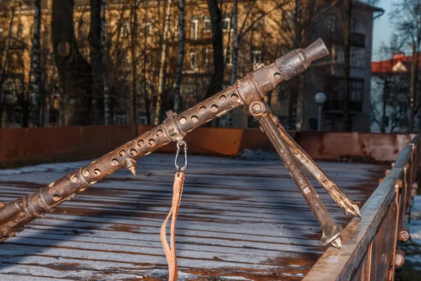 Old machine gun. — Stok fotoğraf