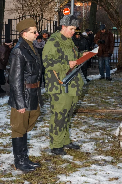 Sowjetische Militärangehörige des 2. Weltkriegs. — Stockfoto