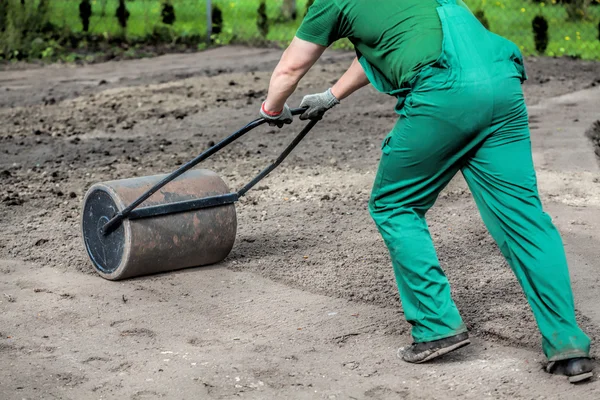 Hard werken in de tuin — Stockfoto