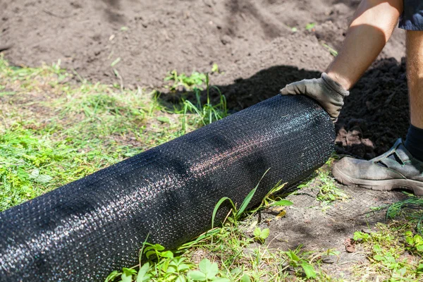 Net against moles — Stock Photo, Image