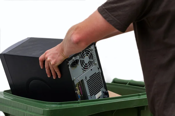 Computer recycling — Stock Photo, Image