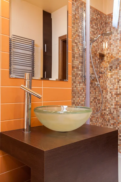 Шикарный дом - ванная комната эго — стоковое фото
