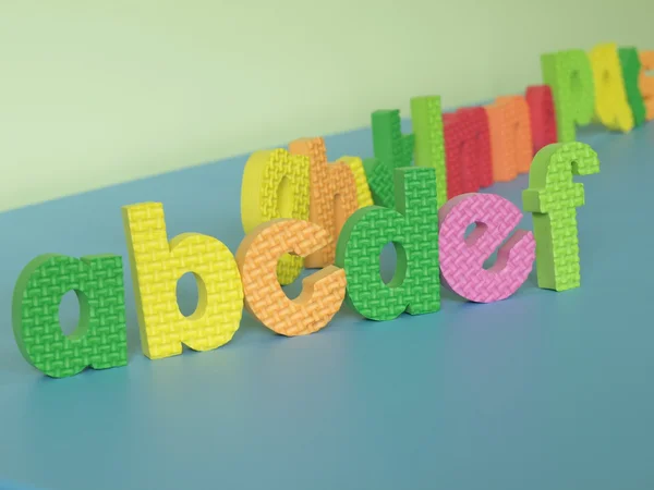 다채로운 알파벳 — 스톡 사진