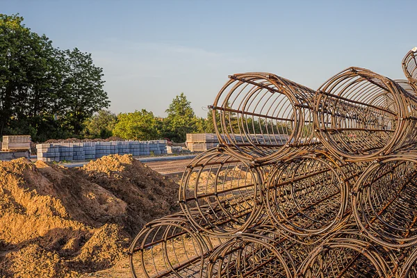 Metallstangen Nahaufnahme — Stockfoto