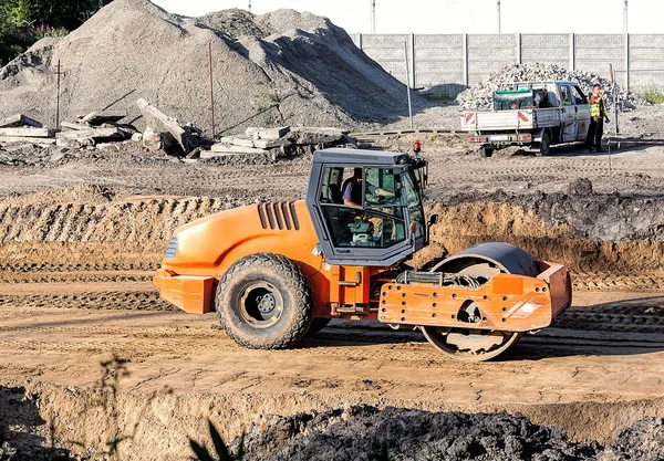 Caminhão de construção — Fotografia de Stock