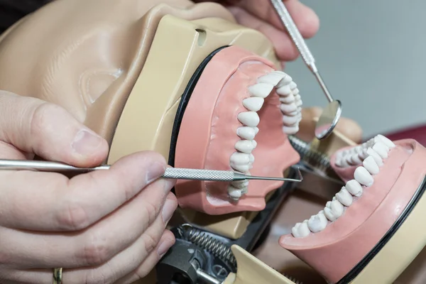 Dentist at work — Stock Photo, Image