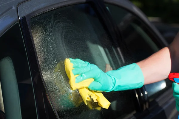 Tail light washing — Stock Photo, Image