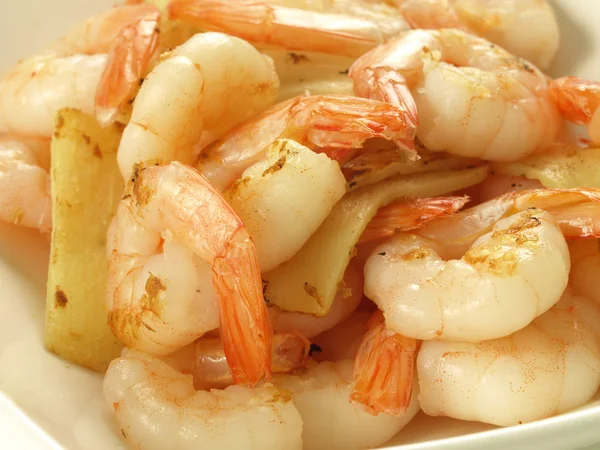 Shrimp salad — Stock Photo, Image