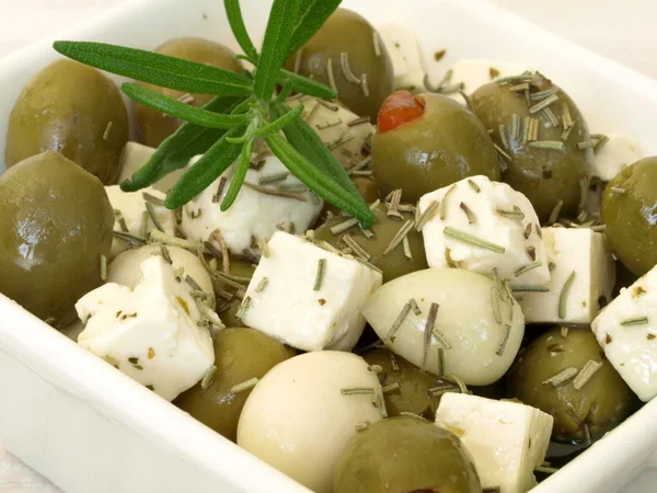 Olivový salát — Stock fotografie
