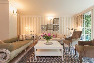 Vintage mansion - retro tasarım