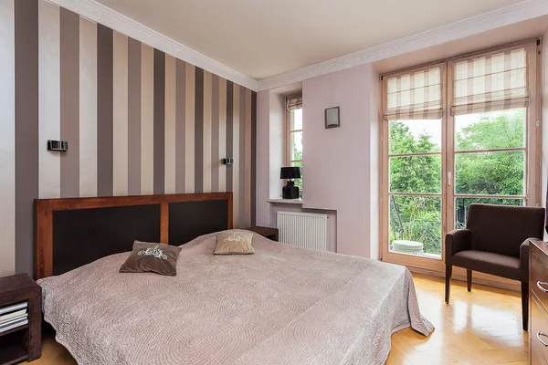 Vintage mansion - bedroom — Stock Photo, Image