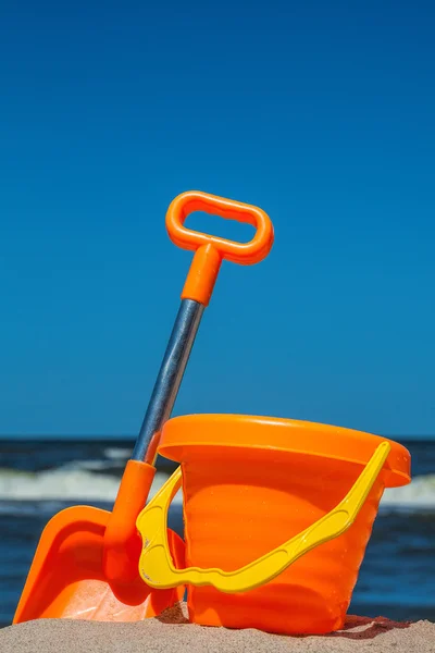 Zabawka plaży w nadmorskim — Zdjęcie stockowe
