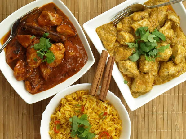 Indisches Essen — Stockfoto