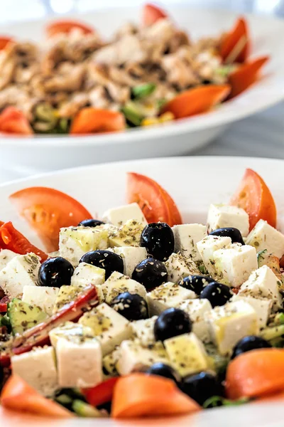 Feta-Salat — Stockfoto