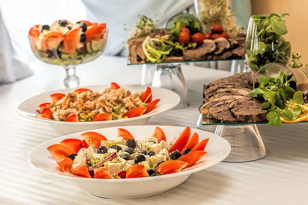 Salad plates — Stock Photo, Image