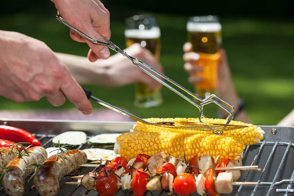 Corn grilling — Stock Photo, Image