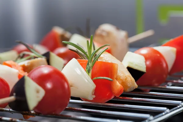 Shashlik closeup — Stock Photo, Image