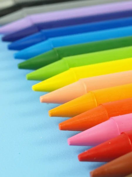 Ordered crayons — Stock Photo, Image