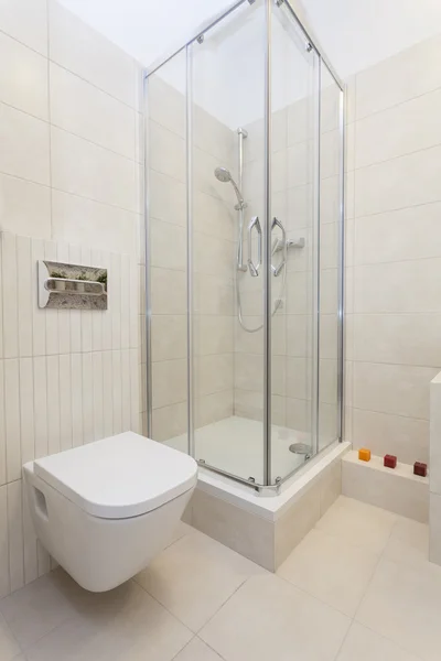 Útulný byt - sprcha — Stock fotografie