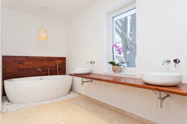 parlak egzotik banyo