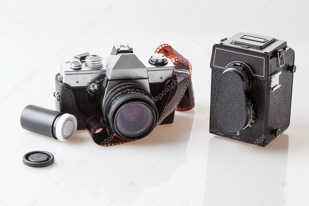 Photography tools, old cameras