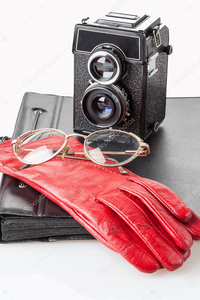 Gloves and glasses