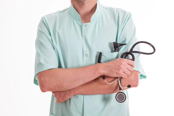 Doctor with stethoscope — Stock Photo, Image