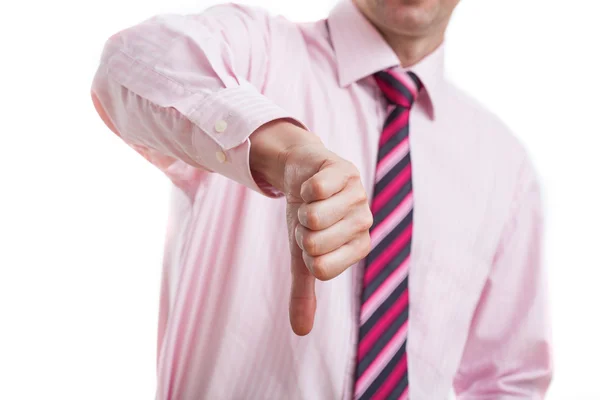 Man showing his dissatisfaction — Stock Photo, Image