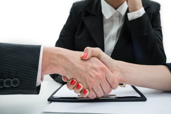 Deal, business handshake — Stock Photo, Image