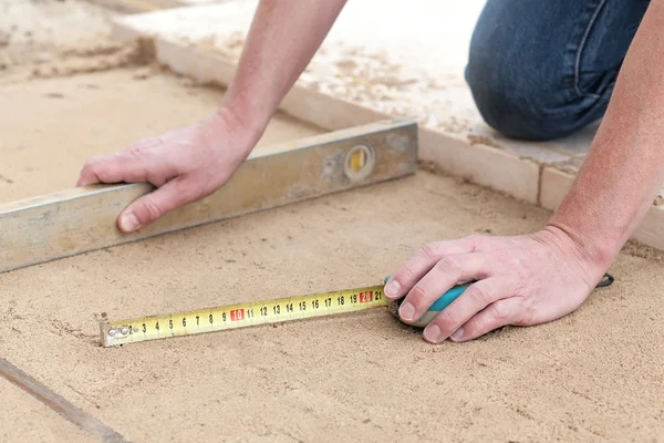 Construindo um terraço — Fotografia de Stock