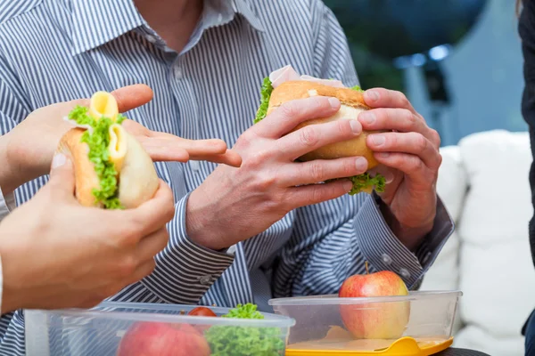 Trainee's breakfast — Stock Photo, Image