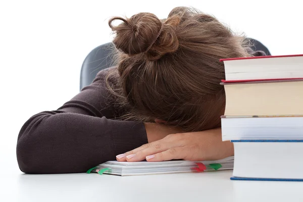 Student taking a break in learning — Stock Photo, Image