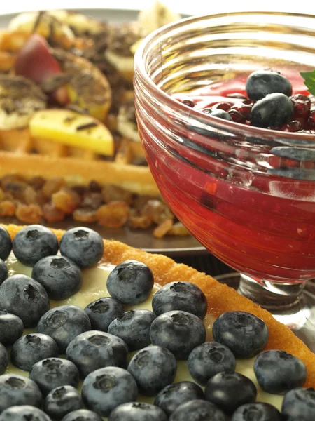 Blueberries desserts Stock Image