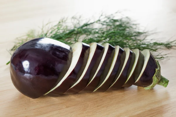 Raw aubergine — Stock Photo, Image