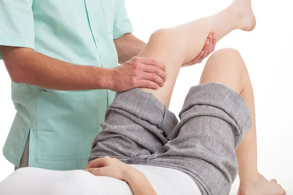 Leg massage — Stock Photo, Image